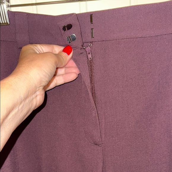 Reitmans Pants Eggplant Office Business Casual Women's Size 18 - Picture 8 of 16
